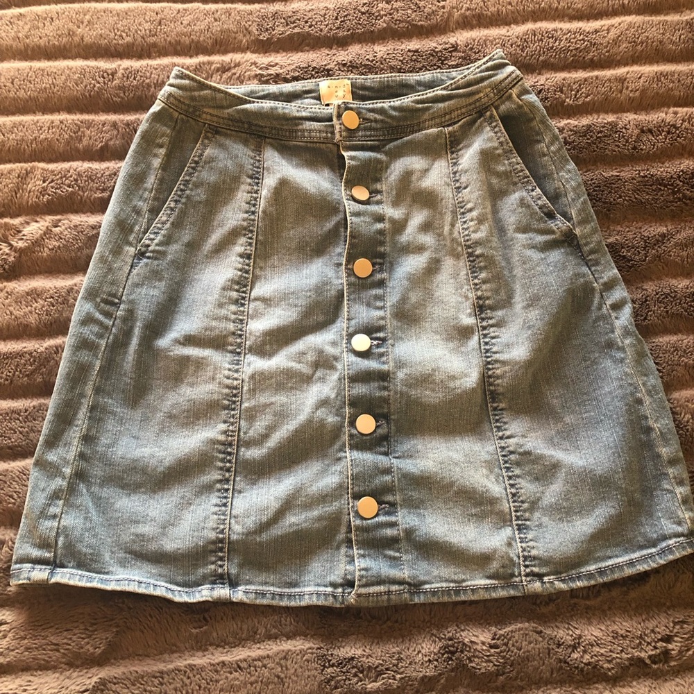 Denim Jean Skirt